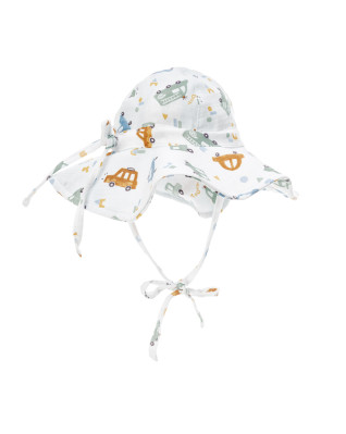T-TOMI Muslin hat Traffic (0-6 months)