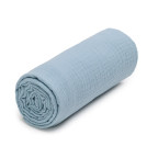 T-TOMI BIO Muslin towel Blue