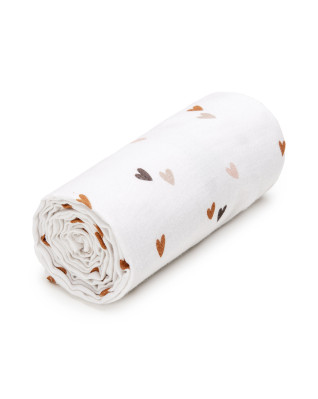 T-TOMI Muslin towel Love
