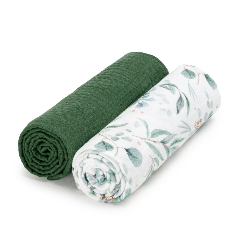 T-TOMI Muslin diapers Eucalyptus