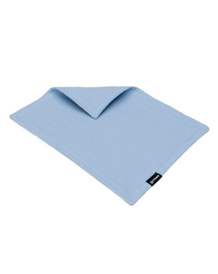 T-TOMI Muslin diaper under the head Blue