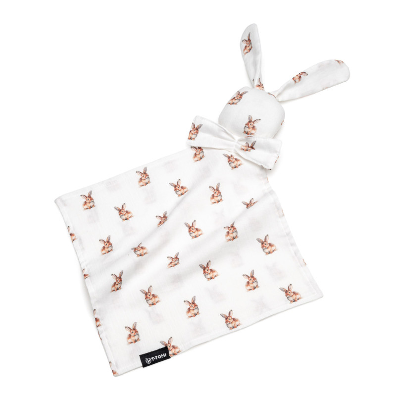 T-TOMI Muslin Cuddle Cloth Bunny