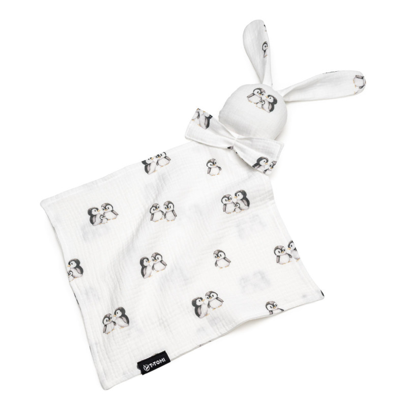 T-TOMI Muslin Cuddle Cloth Penguin