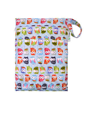 T-TOMI Wet bag Blue owl 