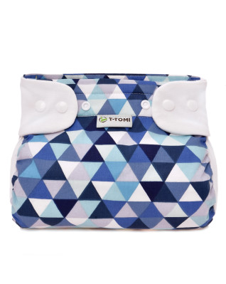 T-TOMI Ortopedical abduction pants PLUS - snaps Blue triangles (5-9kg) 