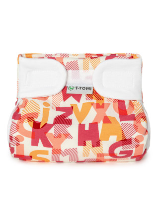 T-TOMI Ortopedical abduction pants - velcro Pink alphabet (3-6kg)