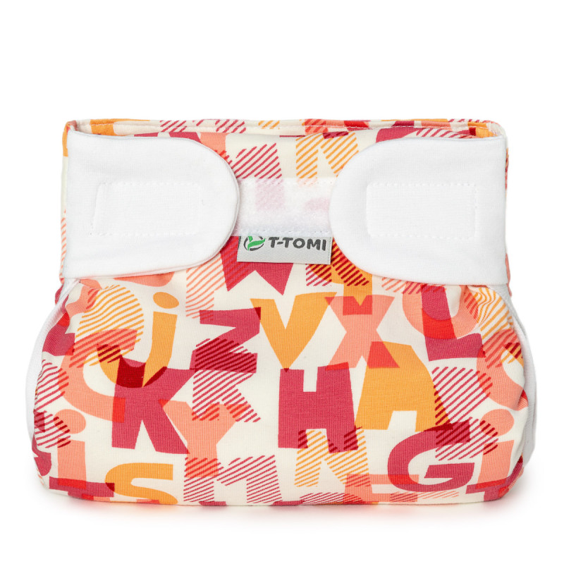 T-TOMI Ortopedical abduction pants - velcro Pink alphabet (3-6kg)