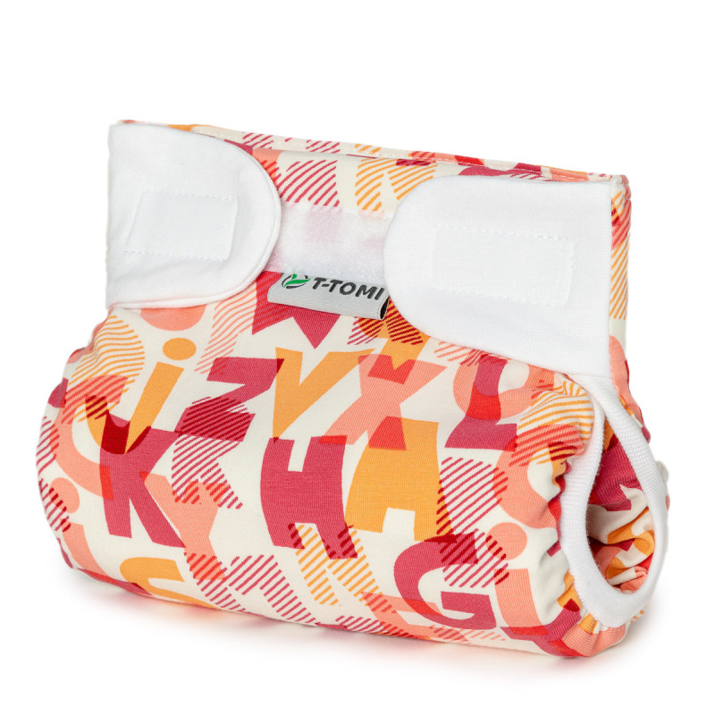 T-TOMI Ortopedical abduction pants - velcro Pink alphabet (3-6kg)