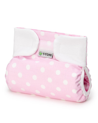 T-TOMI Ortopedical abduction pants - velcro Pink polka (3-6kg)