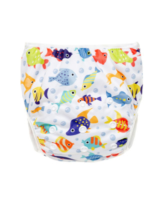 T-TOMI Swim pants Blue fish 