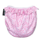 T-TOMI Swim pants with ruffle Pink dots