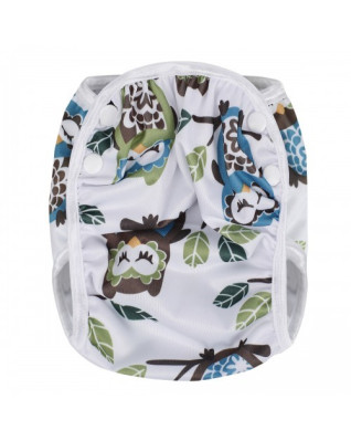 T-TOMI Swim pants White owl