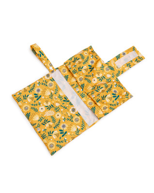T-TOMI Diaper bag Mustard flowers