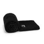 T-TOMI Knitted blanket Black