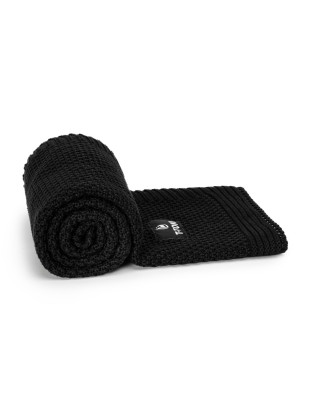 T-TOMI Knitted blanket Black