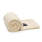 T-TOMI Knitted blanket Cream