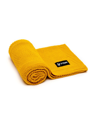 T-TOMI Knitted blanket Mustard