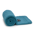 T-TOMI Knitted blanket Petrol blue
