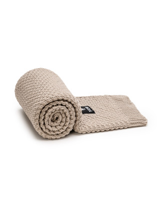 T-TOMI Knitted blanket Sand