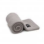 T-TOMI Knitted blanket Grey waves