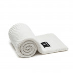 T-TOMI Knitted blanket White waves