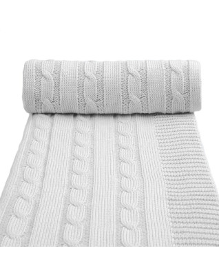 T-TOMI Knitted blanket Grey