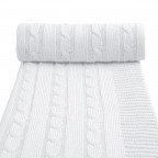 T-TOMI Knitted blanket White