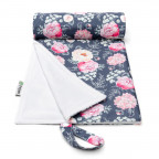 T-TOMI Changing pad Grey flowers