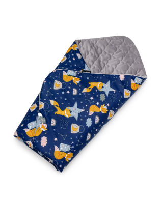T-TOMI Swaddle wrap Night foxes