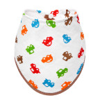 T-TOMI BIO Bamboo bib Cars