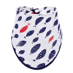 T-TOMI Bamboo bib Fish