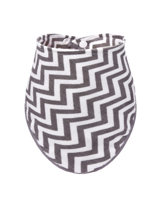 T-TOMI Bamboo bib Grey roofs 