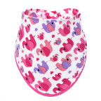T-TOMI Bamboo bib Pink elephants