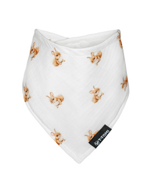 T-TOMI Muslin bib Bunny