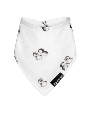 T-TOMI Muslin bib Penguin