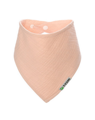 T-TOMI Muslin bib Pink