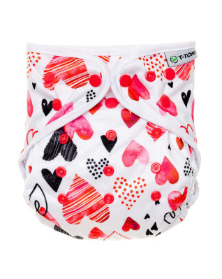 T-TOMI Diaper cover Hearts
