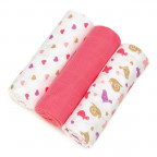 T-TOMI Cloth diapers TETRA HIGH QUALITY Pink snails