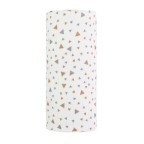 T-TOMI Big cotton TETRA towel Beige triangles 