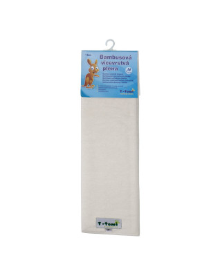 T-TOMI Prefold bamboo diaper, size M