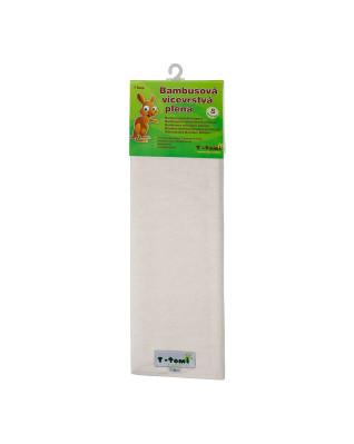 T-TOMI Prefold bamboo diaper, size S