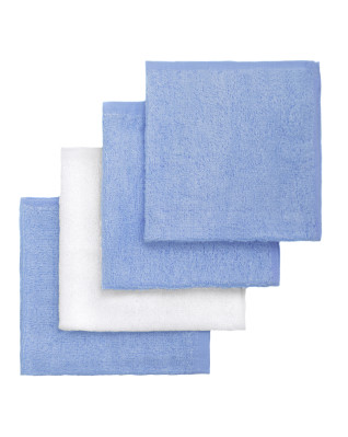 T-TOMI Bamboo baby washcloths Blue
