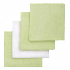 T-TOMI BIO Bamboo baby washcloths Green
